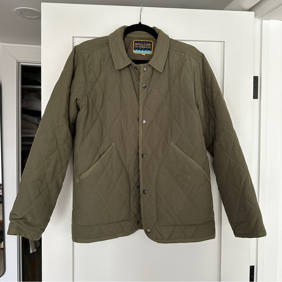 Mollusk Jackets & Coats Mollusk Quilted Jacket In Army Green Poshmark